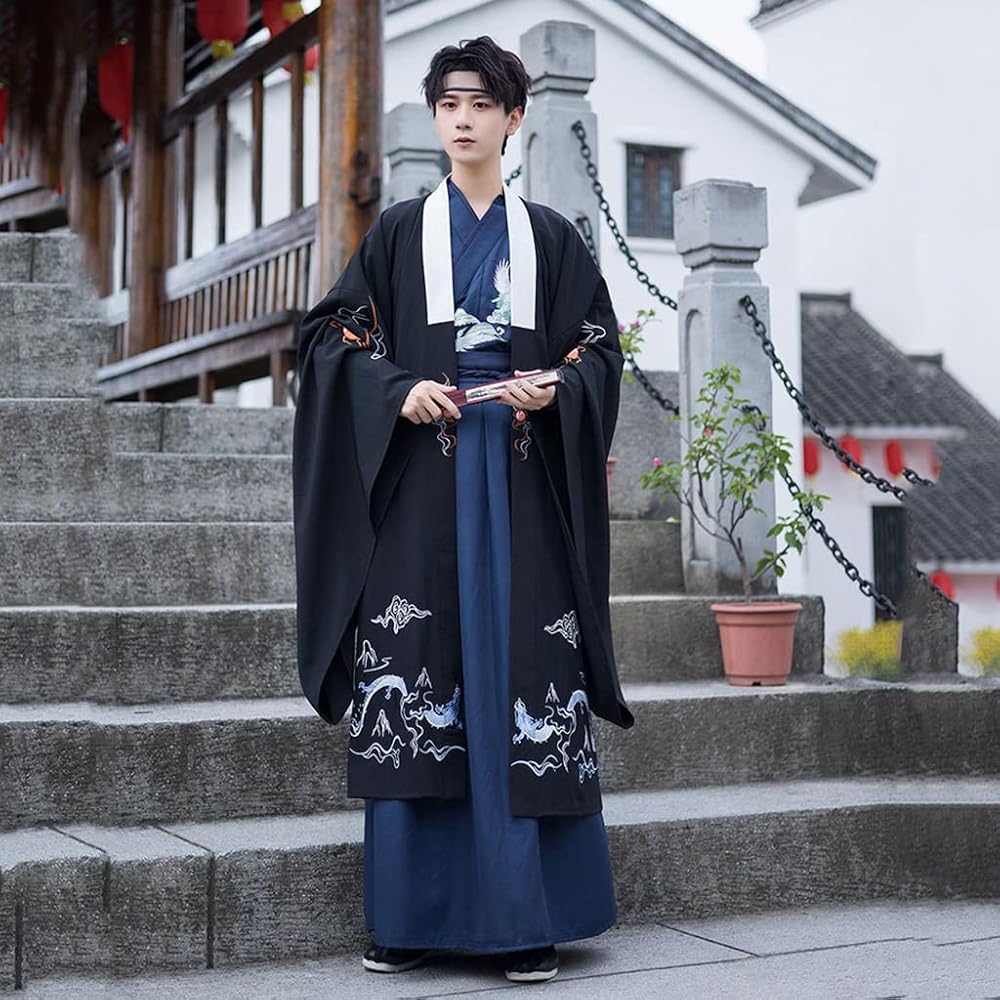 チャイナ服　羽織り　レトロ　ヴィンテージ　古着　着物風 Amazon.co.jp: 漢服 チャイナ風 セットアップ イベント 浴衣